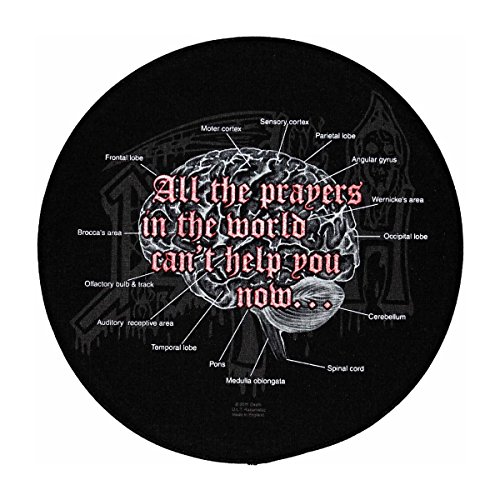 XLG Death Spiritual Healing Back Patch Death Metal Music Jacket Sew On Applique