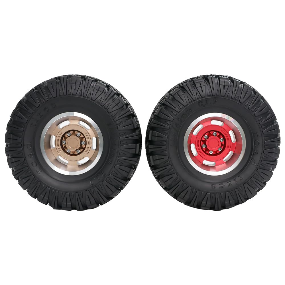 Beadlock Jantes en alliage pour voiture télécommandée facile à installer Accessoires Beadlock