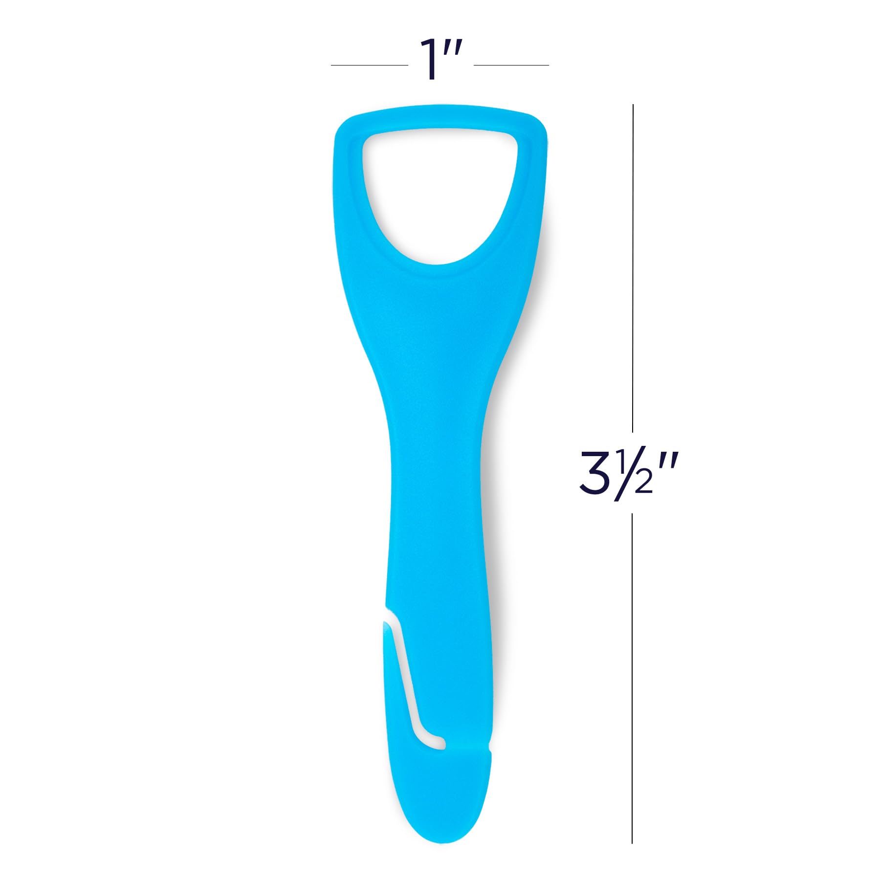 SmileGoods DualCare - Pulisci lingua usa e getta con plettro, confezionato singolarmente, confezione da 72