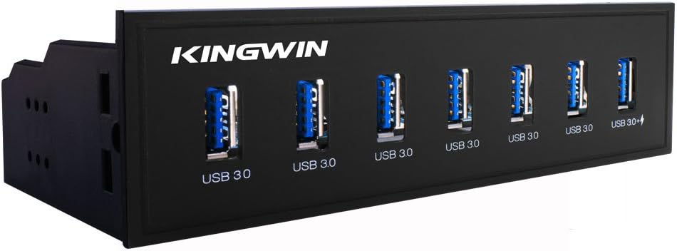 KingWin 7 USB 3.0 Port Include One 2.1A Charging Port KW525-7U3C