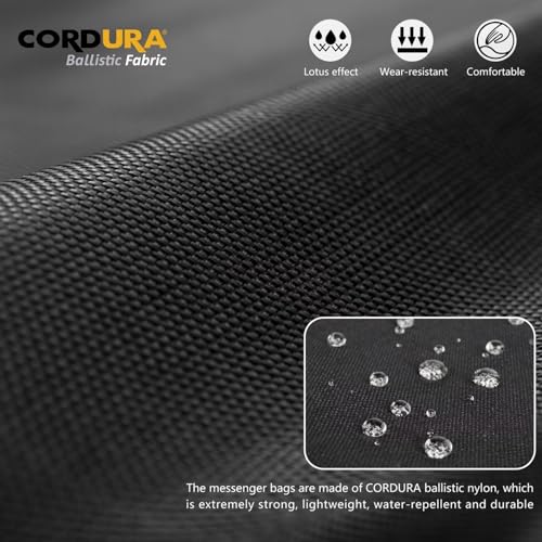 Shoulder Bag Water Repellent Durable Crossbody Bag with Reflective Zipper Rope and Soft Strap for Adult2