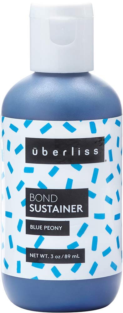 Bond Sustainer Color (Blue Peony) 3.7 oz - Color Depositing Conditioner - Semi Permanent Direct Dye - Rebuild Broken Bonds - For Healthy Hair