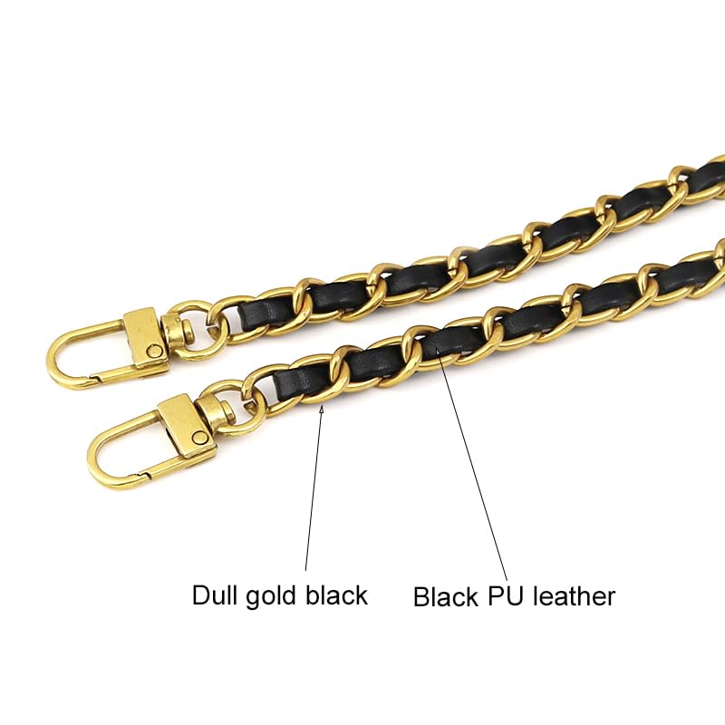 Cadenas Para Bolsos 5/10 Uds correa de hombro de cadena de Metal correa de bolso de hombro de cuero de PU desmontable cinturones de 120cm de largo for bolso Correa accesorios for bolso Cadena Bolso(Nu