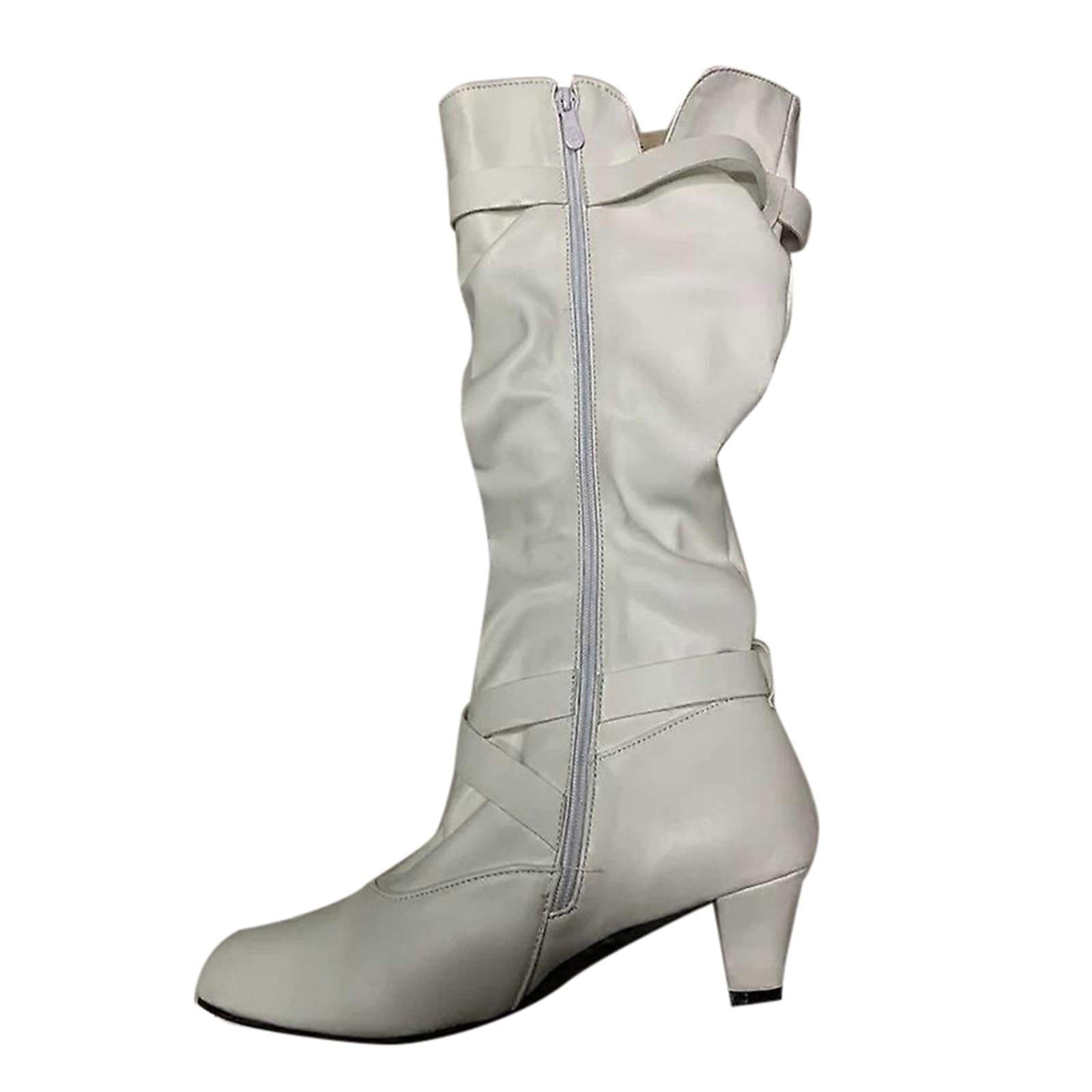 Damen Stiefel Mit Absatz Wasserdicht Bequem Weitschaft Damenstiefel
