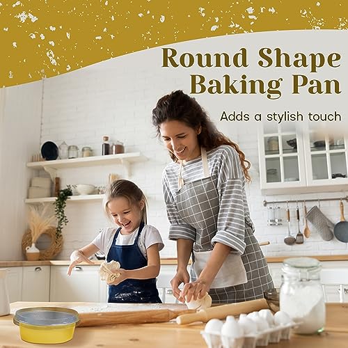 Miniatura 5 de KitchenDance - Vasos desechables de aluminio de 5 onzas, de colores, para hornear #A41- Paquete de 100