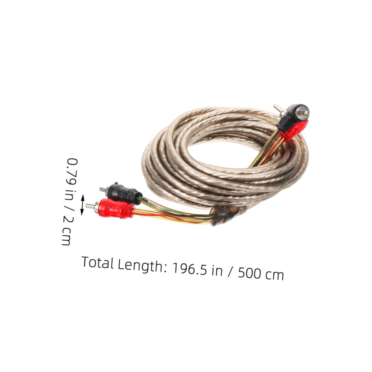 PartyKindom Speaker Wire Kit Subwoofer Wire Harness Car Audio Speaker Cables 5m Length Pure Copper Easy to Install Crystal Audio