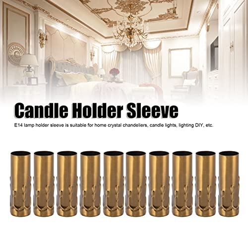 Tubo Portalampada a Candela, 10 Pezzi E14 Tubo