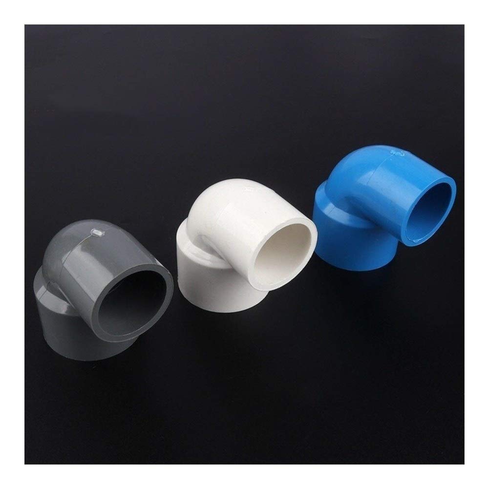 Tubo de PVC 50pcs / lot 32 25mm a 20mm PVC 25 La reducción de las articulaciones del codo peces de acuario tanque agrícola riego de jardines Conectores tubería de agua tubo