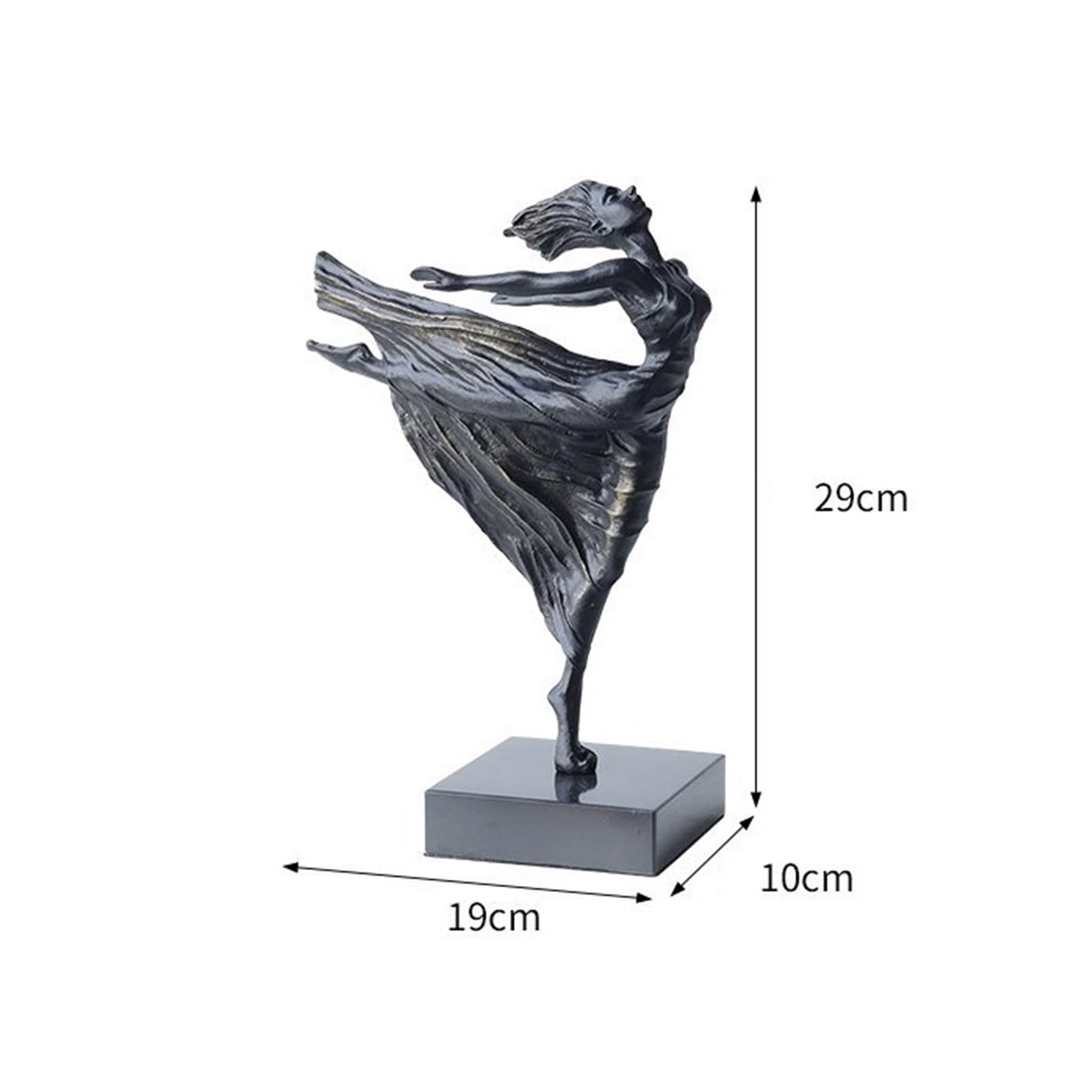Oeuvre Creative Metal Figurine, Modern Minimalist Desktop TV Stand Bookshelf Decorative Sculpture Statue