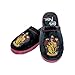 Plüsch-Hausschuhe, Motiv Harry Potter Gryffindor, schwarz/rot, Polyester, schwarz, 38/40 EU