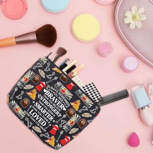 WSNANG The Musical Inspired Gift Orphan Theater Canvas Tote Bag Musical Theatre Fans Gift (AlwaysAnne bag-bl)2