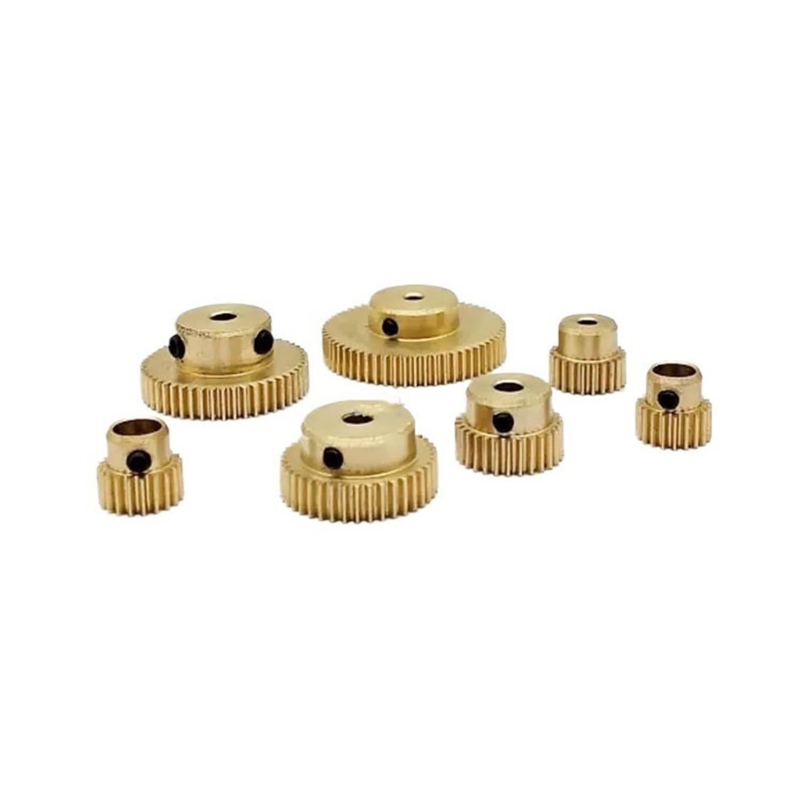 Topyond Stirnrad-Set 40 Zähne – Aus Messing, Modul 0,8, Für 25-Zahn-Servo- Spline – Für Industrieroboter & Getriebe Industrieroboter Teil