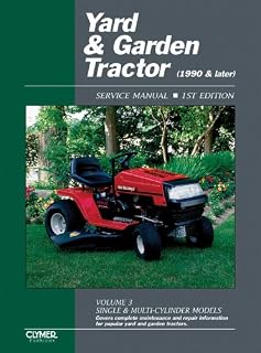 Yard & Garden Tractor Service Manual- 1990 & Later, Vol. 3: Single