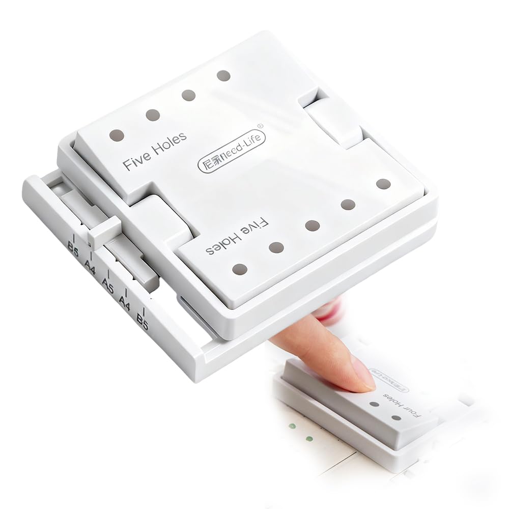Amazon.co.jp: DACAIFH 穴あけパンチ A4/30穴 B5/26穴 A5/20穴対応 多