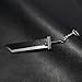 SONGCHANGJEWELRY FF7 Remake Buster Sword Keychain - Game Cloud's Weapon Merch - Gifts for Women Man Fans