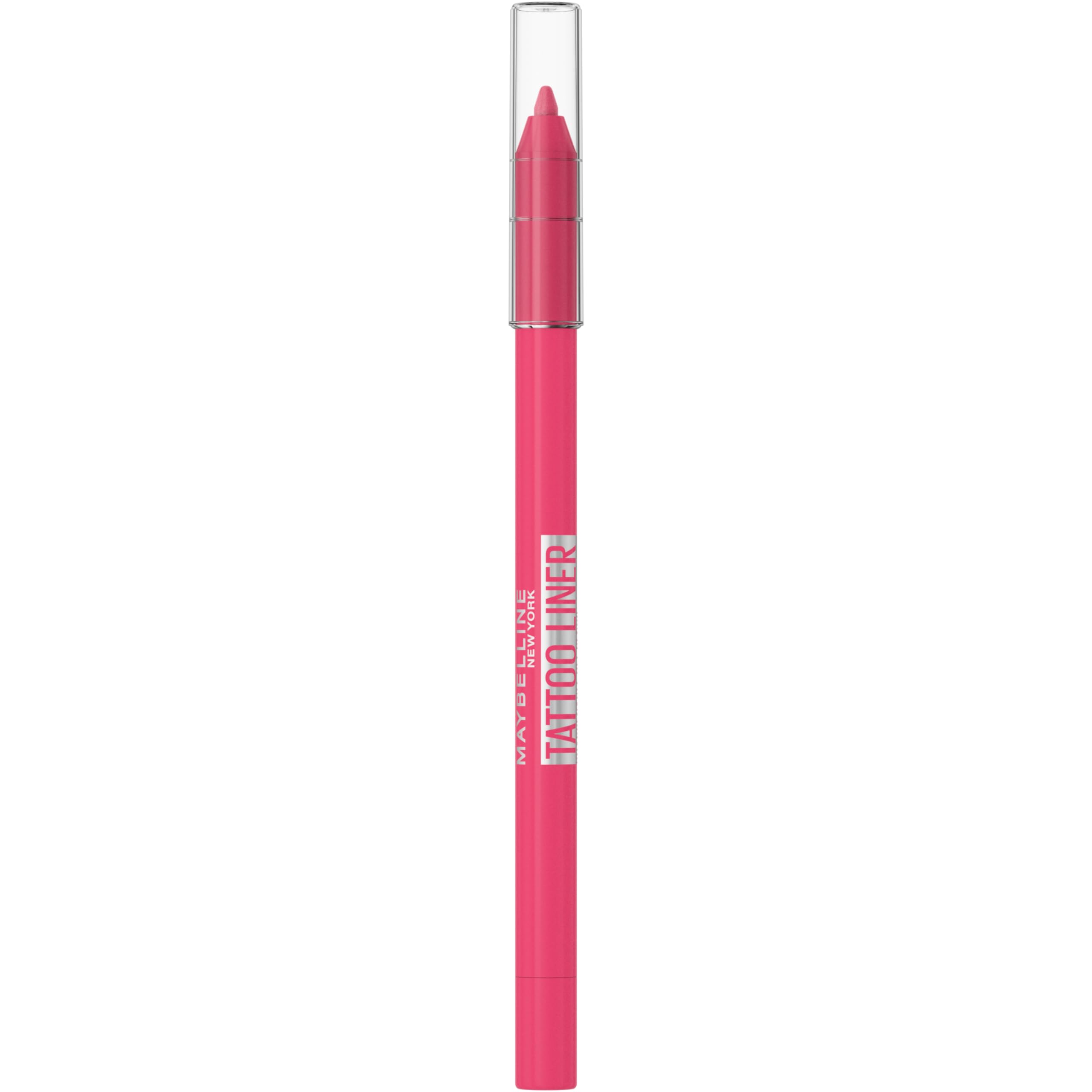 Maybelline New York Tattoo Eye Liner Longlasting Quick Drying Eyeliner Gel Pencil Ultra Pink, 802 Ultra Pink, 1.3 g (Pack of 1)