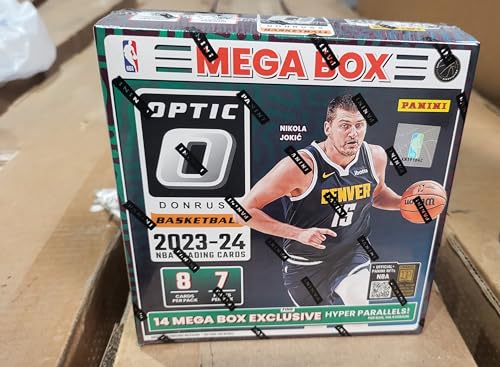 2023-24 Panini Donruss Optic Basketball Mega Box (56 Cards/Box) Hyper Parallels Sealed