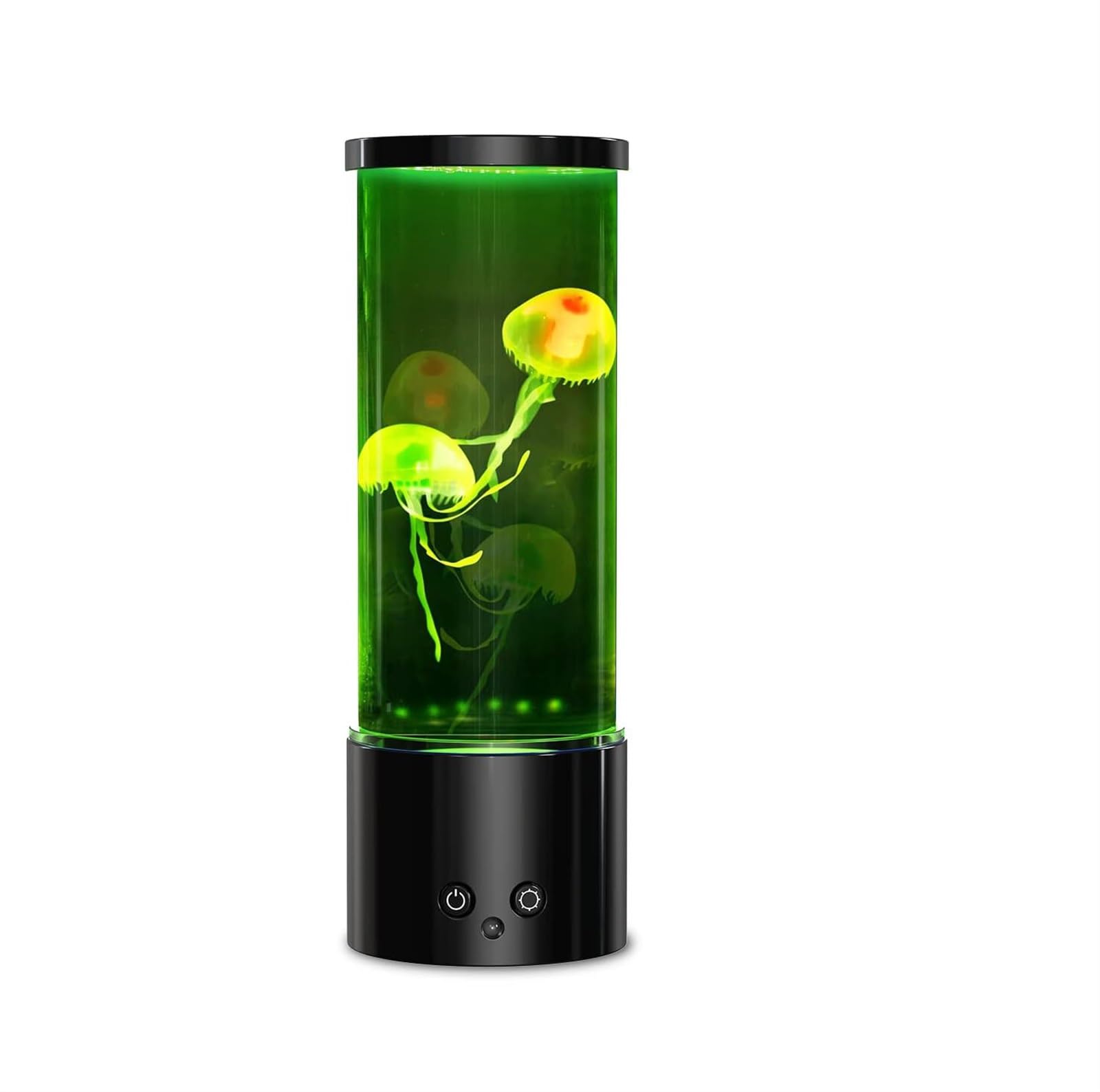 THE WHITE SHOP Jellyfish Lava Lamp, Color Changing Jelly Fish Tank Mood Lamps for Home Office Room Desktop Decoration, Jellyfish Aquarium Night Light Christmas Gifts for Kids Teens Girls Boys Adults
