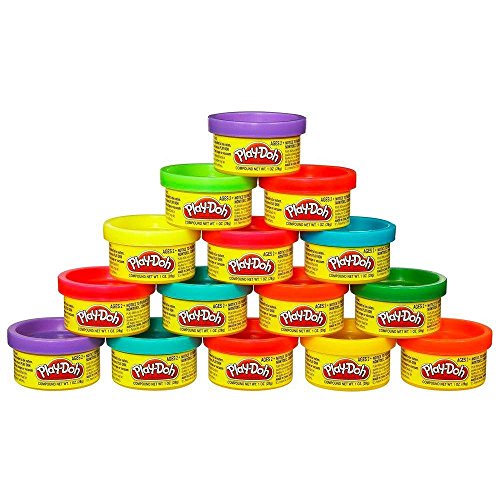 Play Doh Bolsa de Fiesta   15 Mini Botes de Plastilina 28 Gramos Cada uno para Regalos en Fiestas   Manualidades de Navidad para Niños y Niñas de 2 Años en adelante