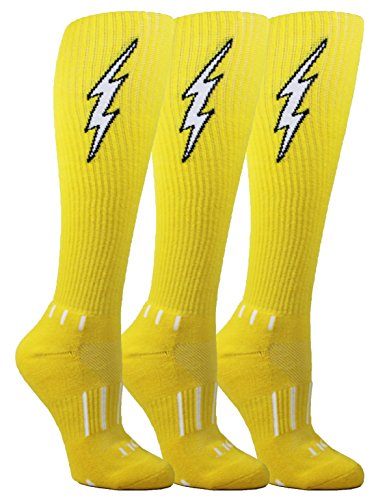 with Black Knee-High Yellow 3-Pack Insane Bolt Soccer