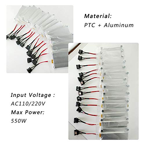 YEKMLCO PTC Heating-Soldering Plate Constant Temperature PTC Heating Element Thermostat Heater Plate