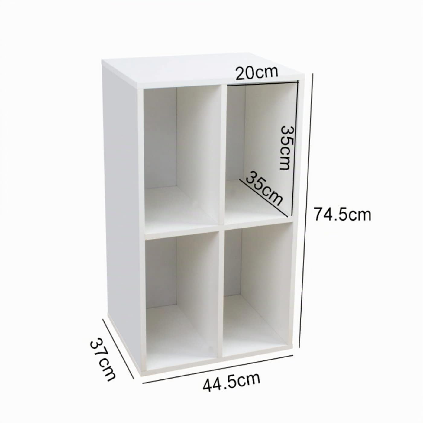 Armarios de vinilo - Almacenamiento de discos - Muebles de tocadiscos - blanco
