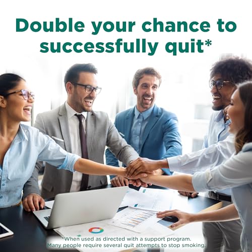 Image of Amazon Basic Care Nicotine Polacrilex Gum 4 mg, Mint Flavor, Stop Smoking Aid, Reduces Withdrawal Symptoms and Nicotine Cravings, 310 Count