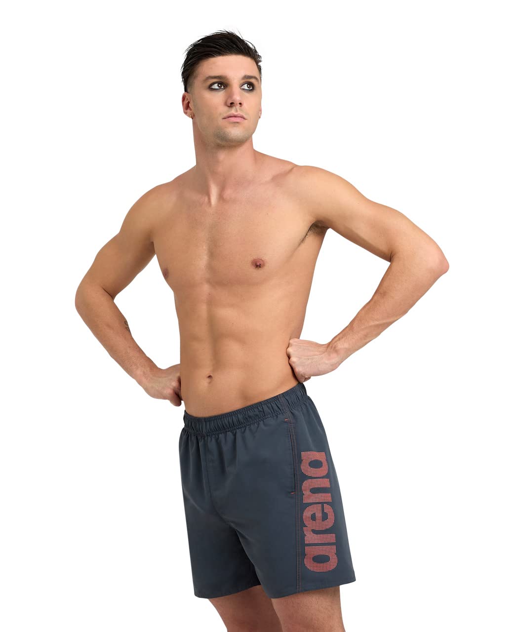 ARENA Men's Fundamentals Logo Beach Boxer