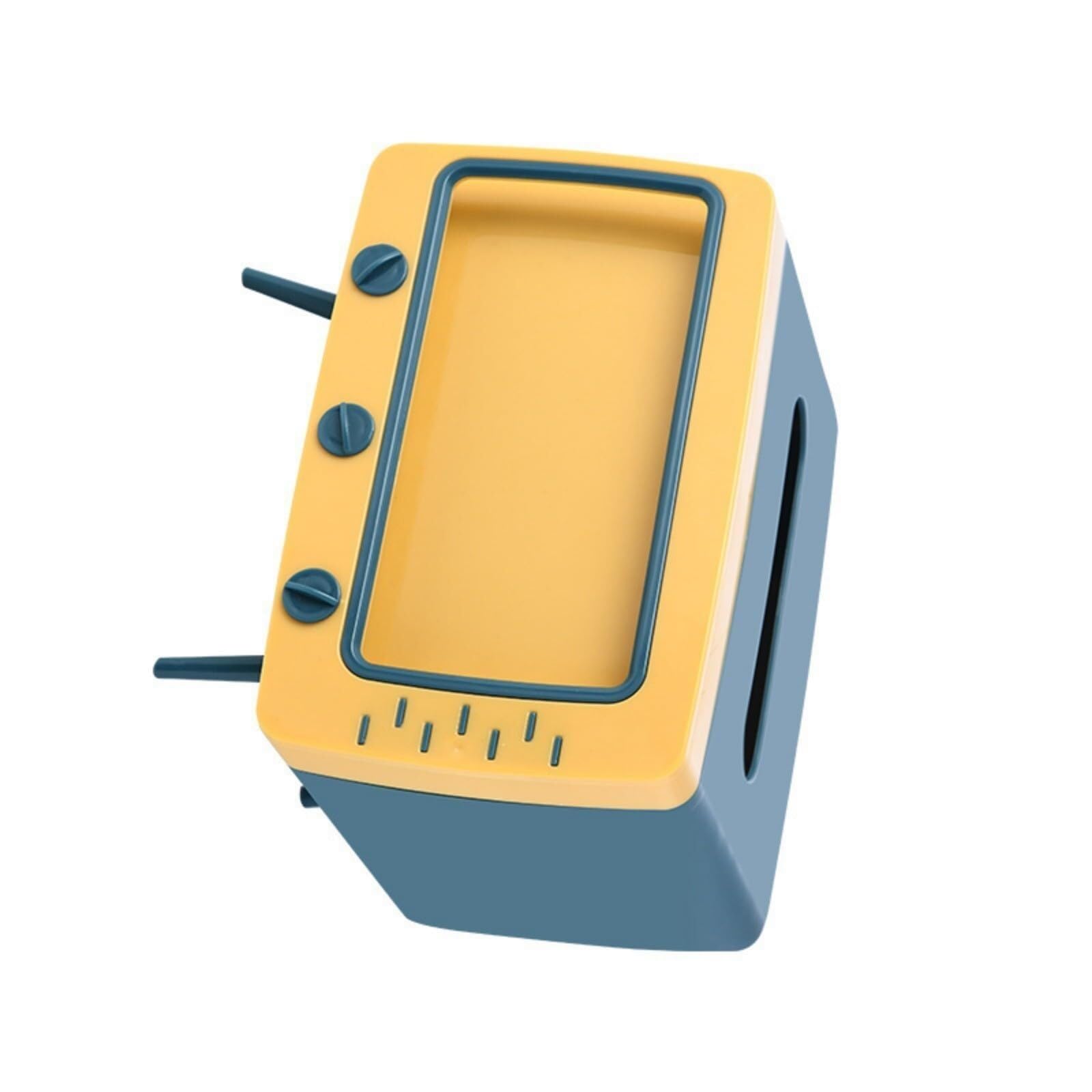 Support de boîte à mouchoirs multifonctions avec support téléphone pratique pour la table