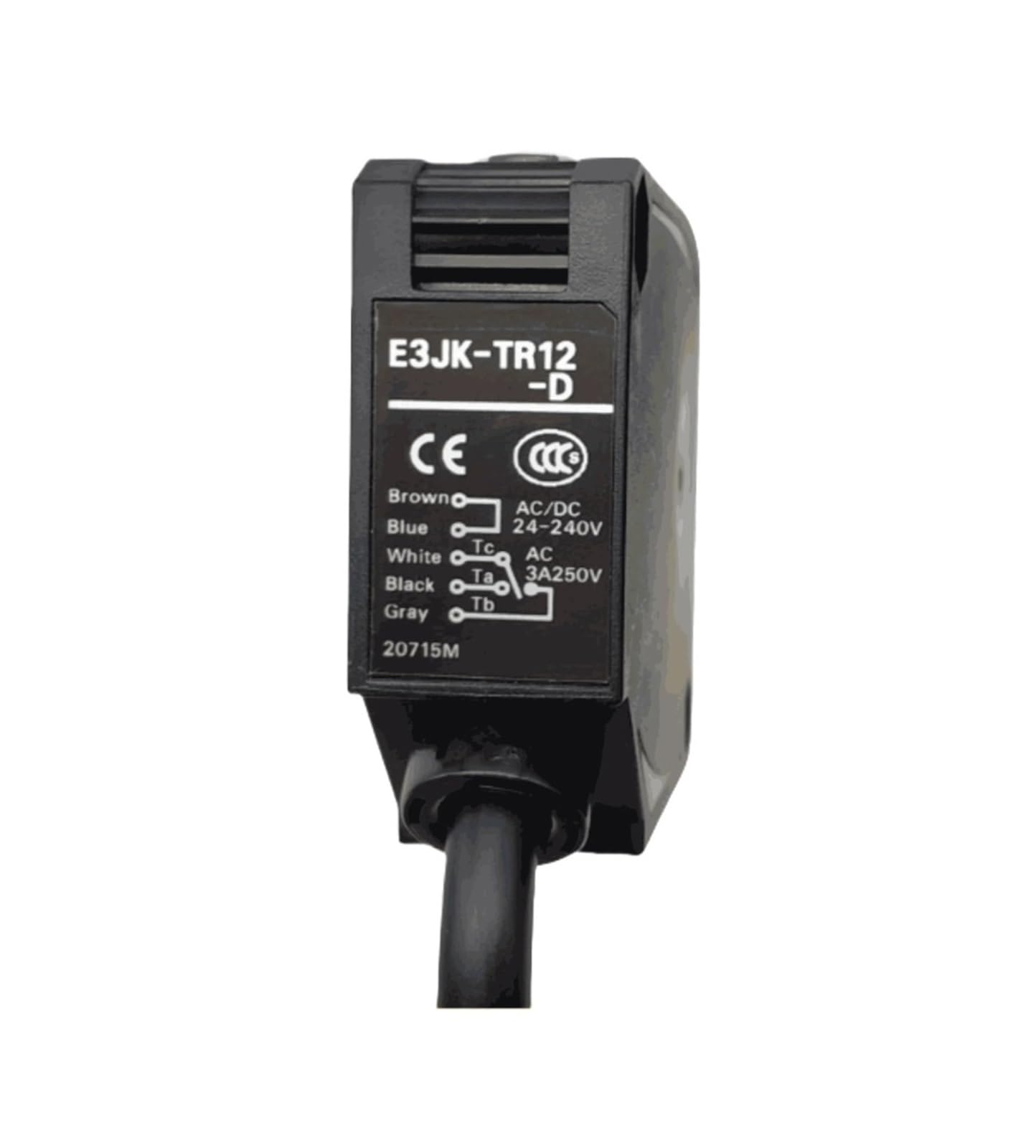 KZFU4URM E3JK-TR12-D 24-240VAC/DC Photoelectric switch sensor
