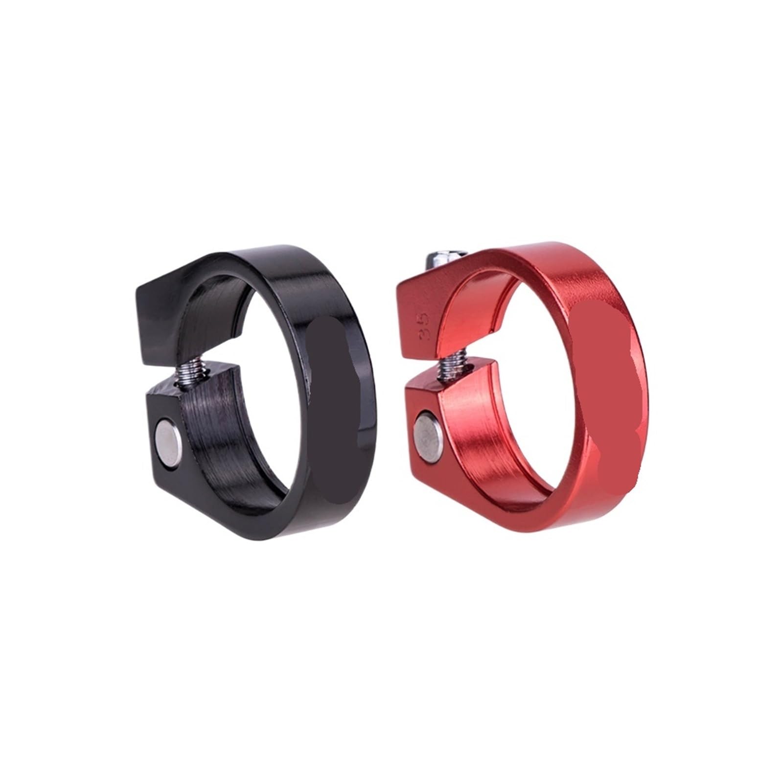 Morsetto reggisella a sgancio rapido, clip for tubo da 28,6/31,8/34,9 mm for parti della sella ciclismo su strada(JC205 Red 28.6)