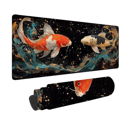 Tapis de souris grand format cadeau idéal sous main bureau noir 1500x800mm étanche