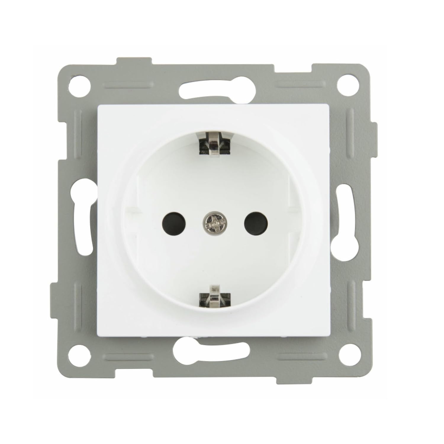 White Recessed Socket with Socket, High Performance Technical Characteristics