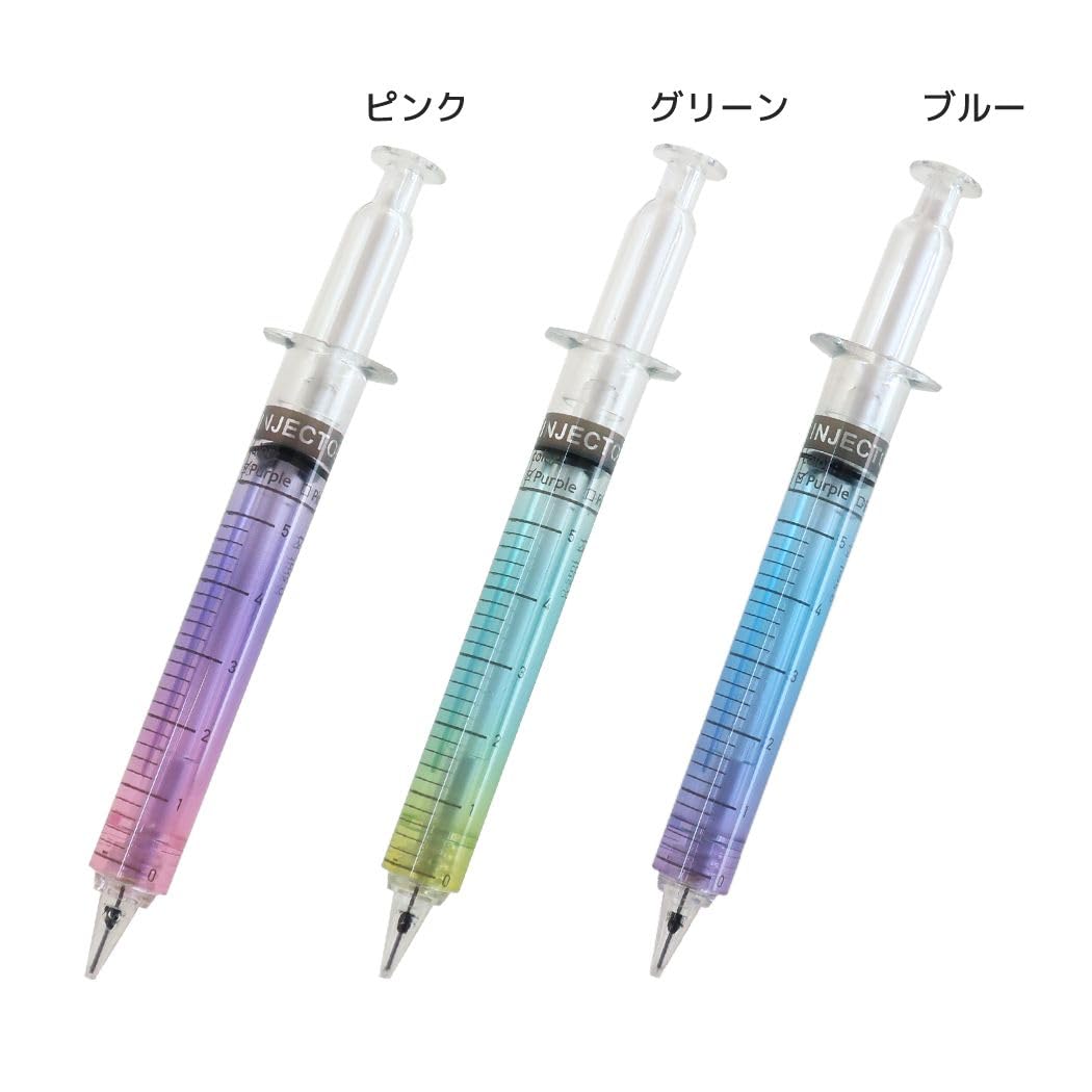 注射器型　シャープペン　平成レトロ　セット　ポップ Amazon.co.jp: [シャープペン]注射器シャープペンシル