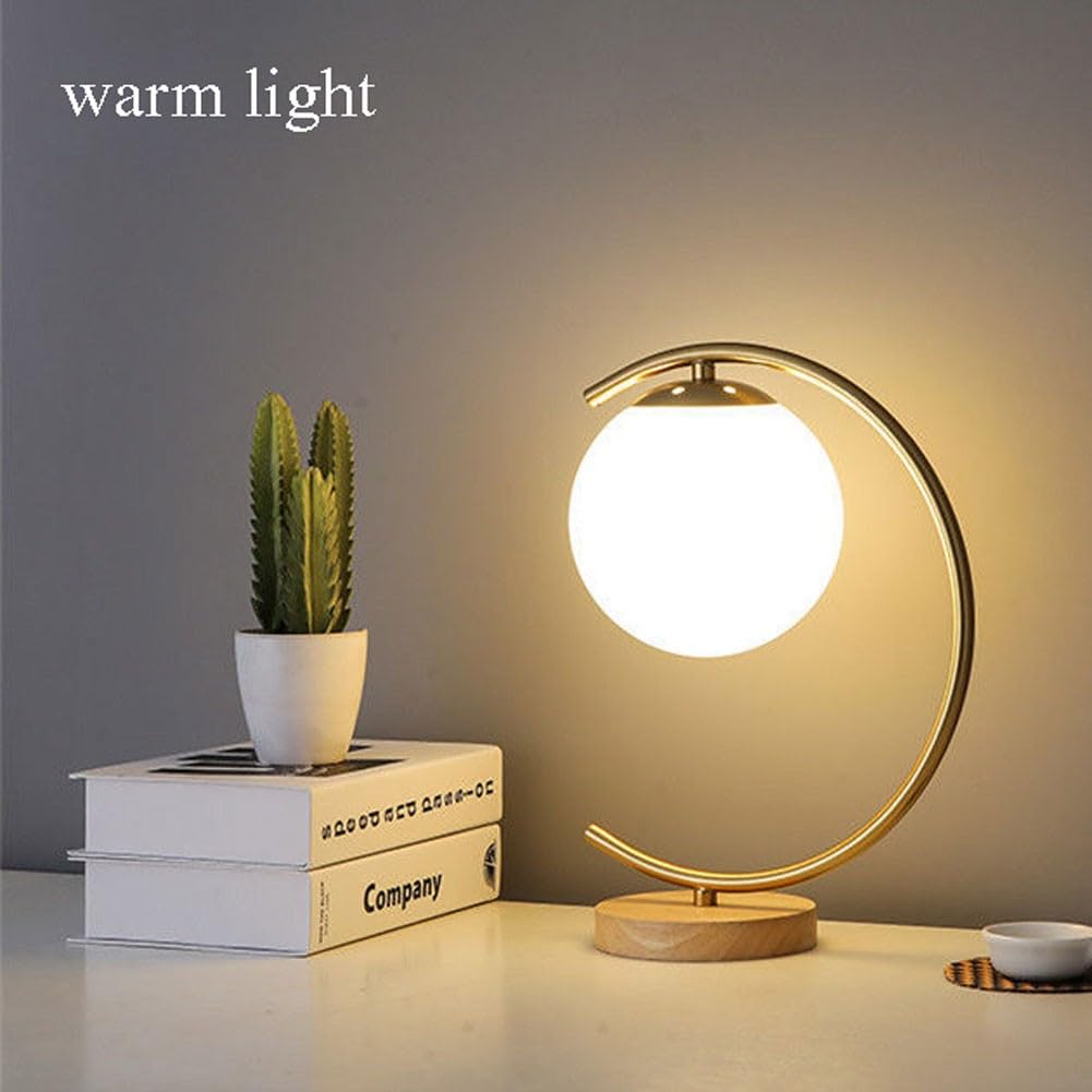 Luce Notturna Lampada da Comodino per Camera da Letto, Interruttore tattile, Illuminazione a LED a Tre Colori, Adatta per Camera da Letto e Ufficio