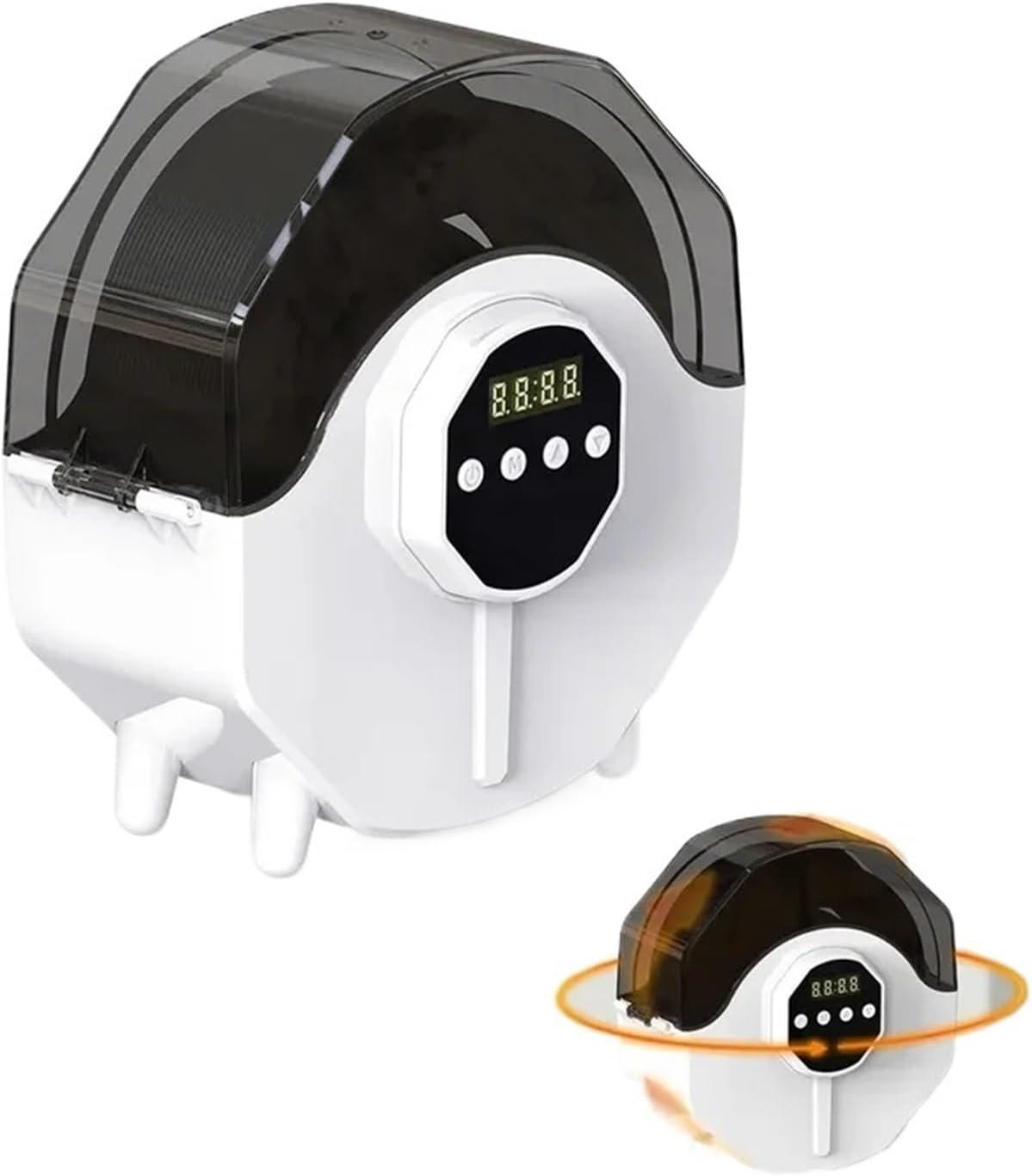 3D Filament Heating Dry Box 1kg Compatible with PLA PETG TPU ABS 1.75mm 2.85mm 3D Printer Material Dryer Box 24h Setting Upgrade(EU Plug)