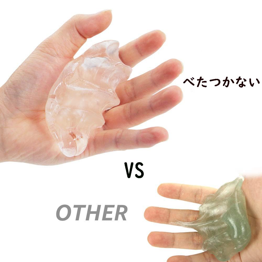 Amazon | 【2個入】ハンドガムクリア スライム シンキングパティ