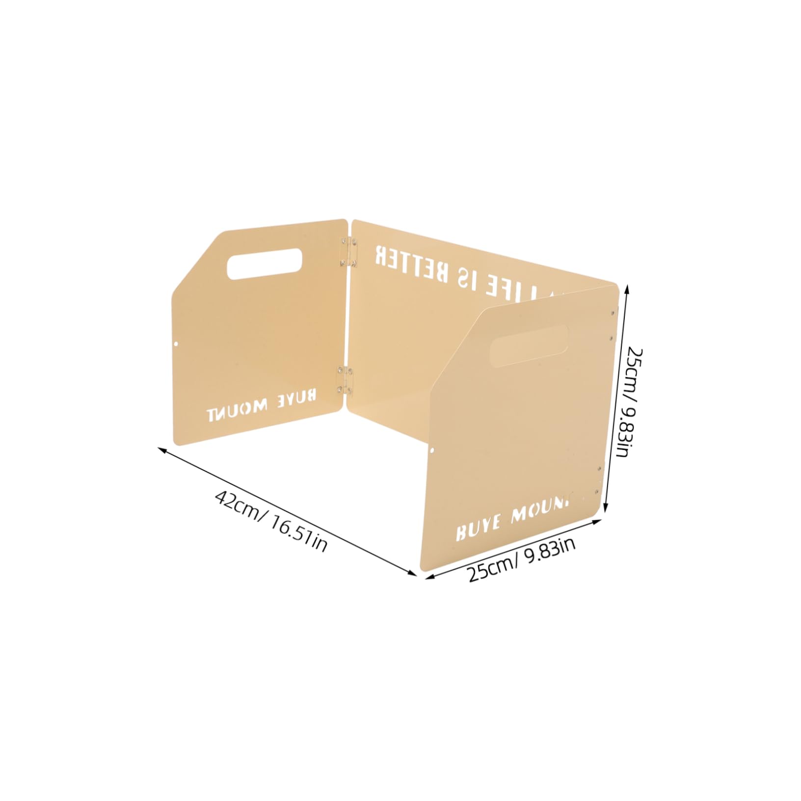 ibasenice Lightweight Windproof Camping Anti-Wind Tool Portable Cooking Windproof Tool for Outdoor Activities