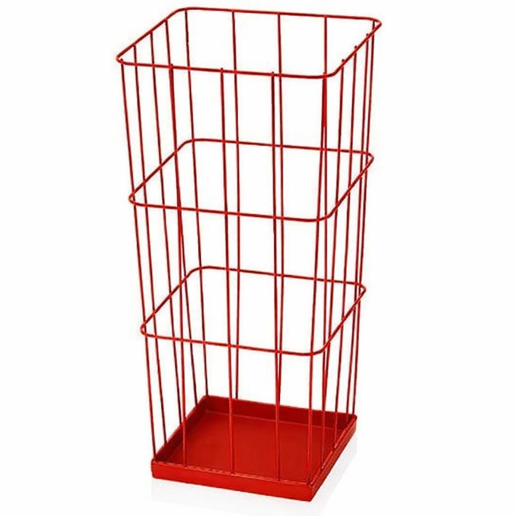 58531 Modern compact broom stand for Indian home/office and commercial spaces/Modern stylish broom holder - Red-picture-23