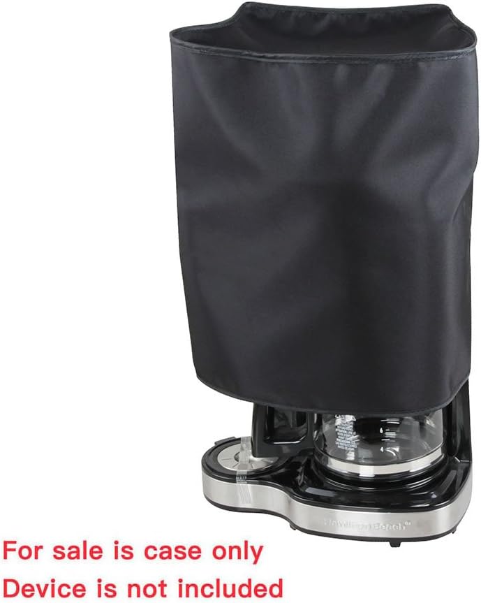 Hermitshell Dust Proof Cover with Soft Velvet Lining for Hamilton Beach 49980A Single Serve Coffee Brewer and Full Pot Coffee Maker image 2