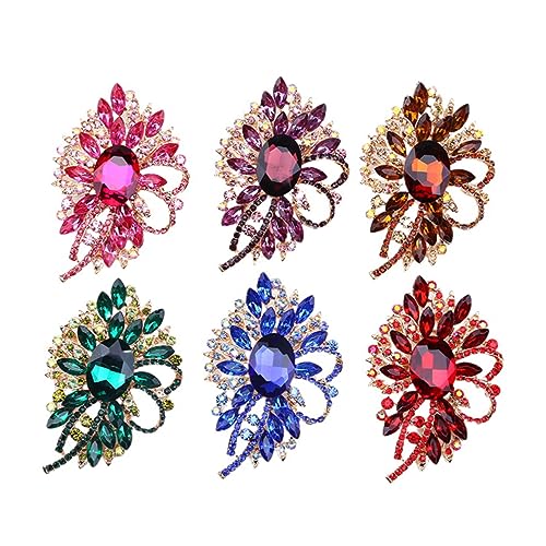 Broche épingles colorée accessoire de mode chic pour robe de soirée - 2