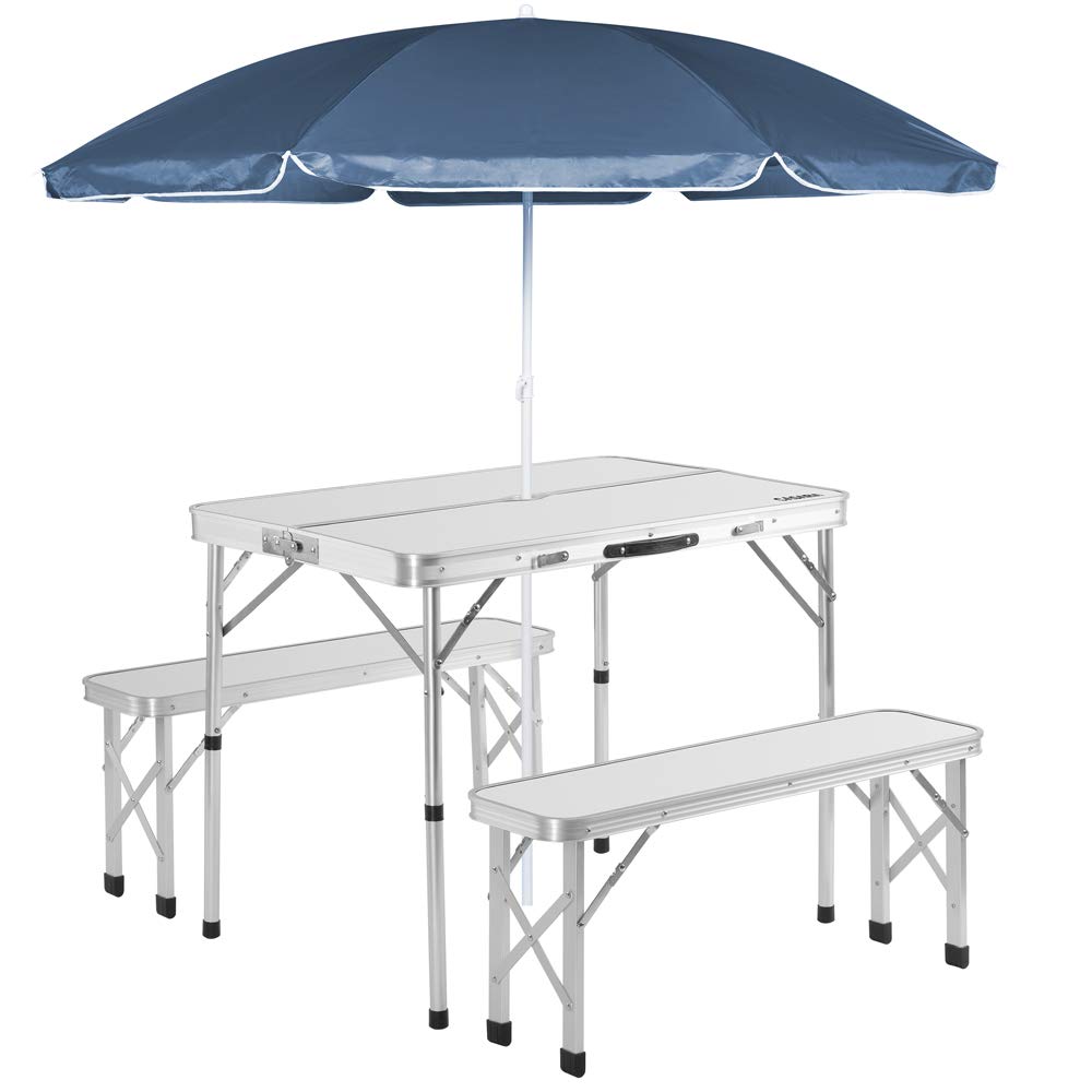 Table de Camping XXL 2 bancs Fonction Valise Ensemble Table bancs Camping Choix