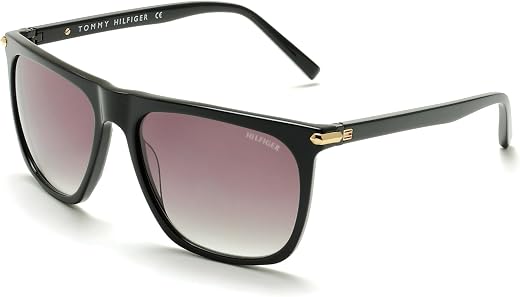 Tommy Hilfiger Gradient Square Men's Sunglasses - (TH 2584 C2 Bkgdgr-35 57 S |57| Green Color Lens)