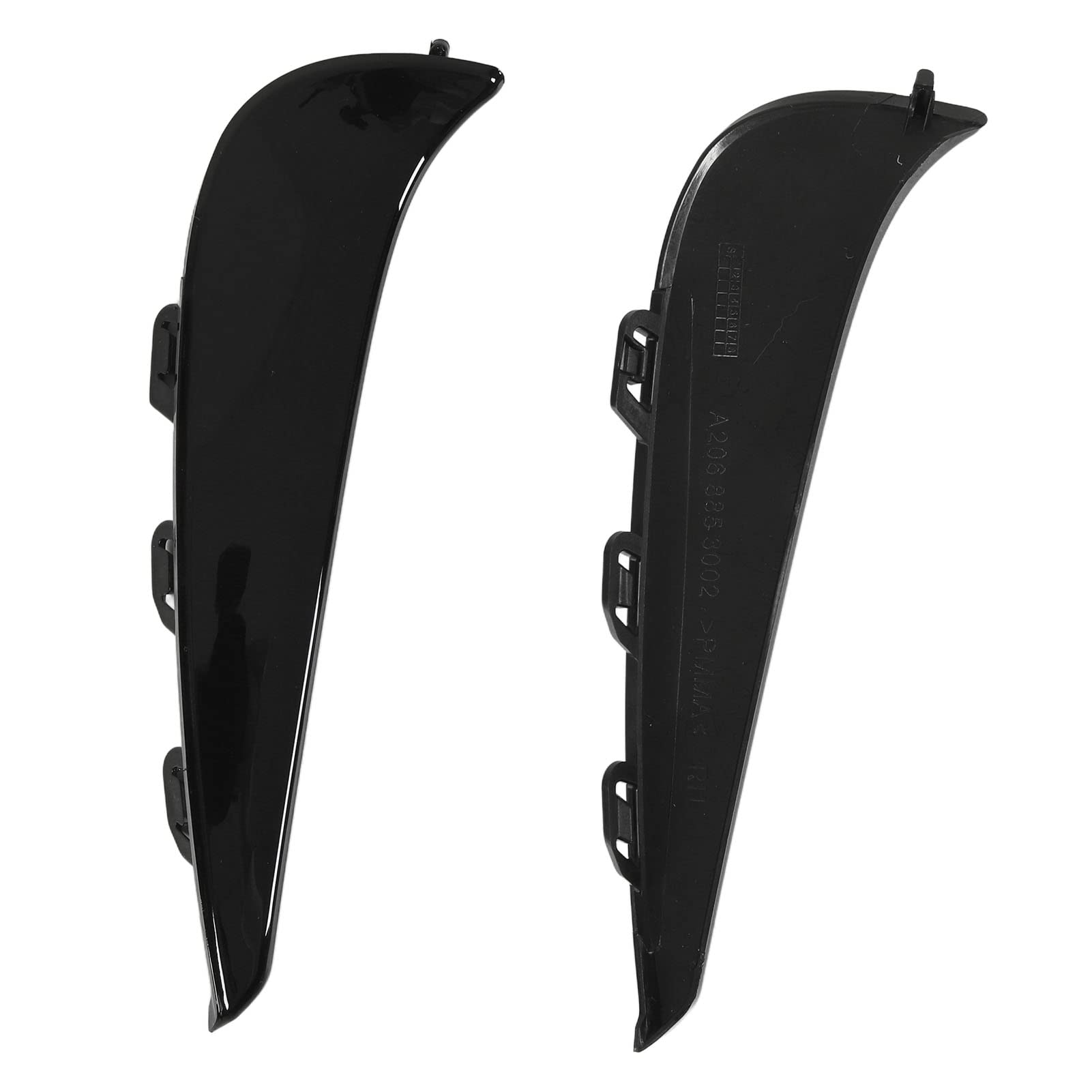 206 885 2902 206 885 3002 Gloss Black Voorbumper Fog Grille Ari Vent Cover Trims Vervanging voor C Klasse W206 S206 AMG Line 2022