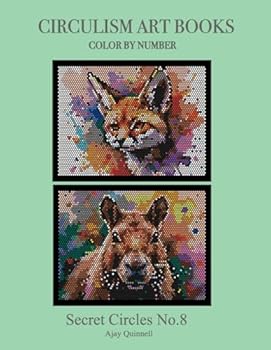 Paperback Secret Circles No.8 - Color By Number Circulism Book : Standard Paper edition Book