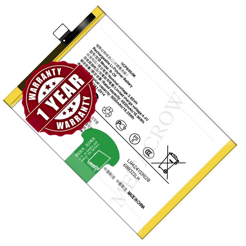 Image of Original B-O5 Battery Compatible for Vivo Y20 2021 (V2043, V2048) - (5000mAh) - 1 Year Warranty JK1