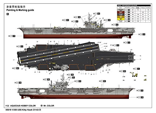 Amazon | トランペッター 1/350 米海軍空母 CV-63 キティー