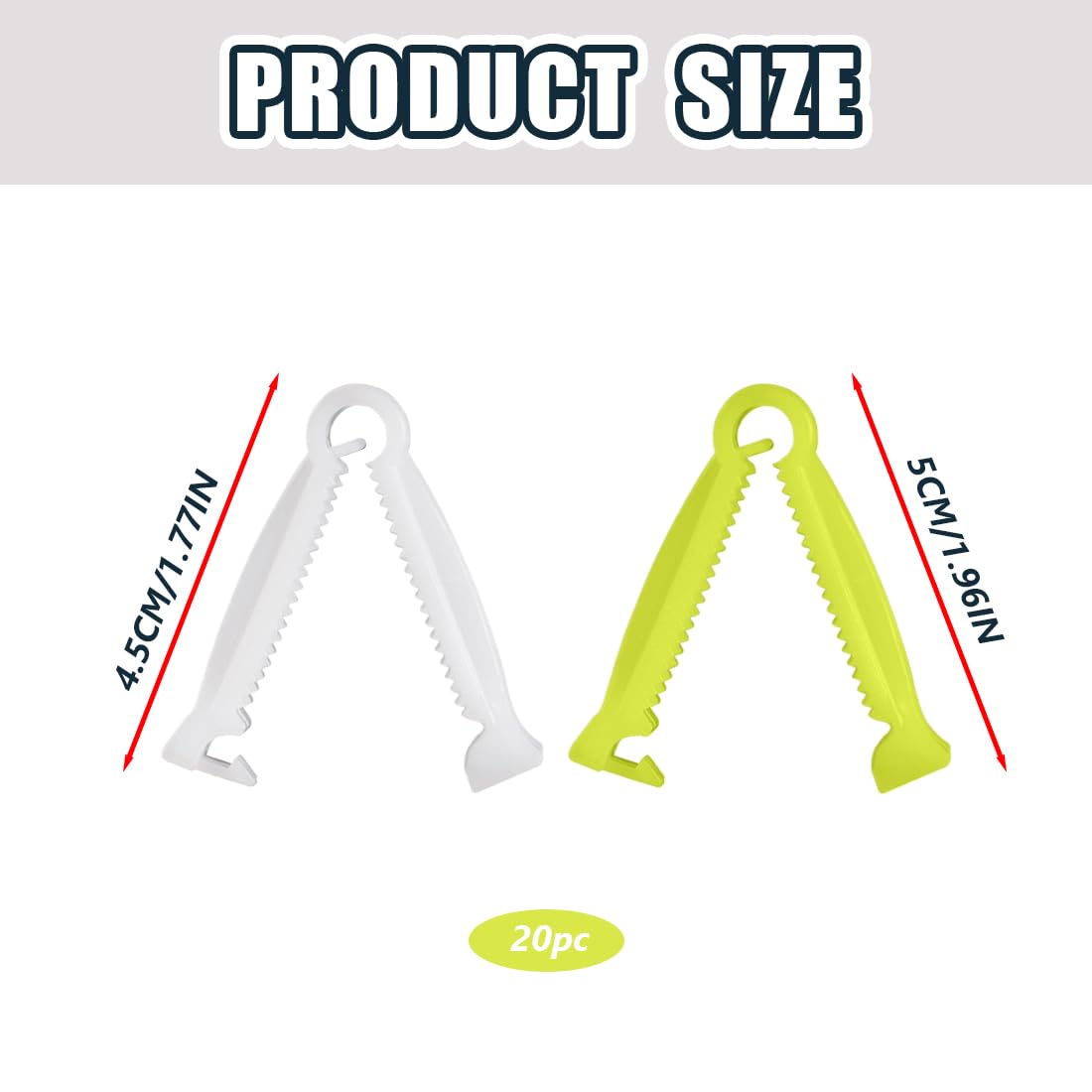 WeddHuis 20 clip monouso per cordone ombelicale per la nascita,clip per cordone ombelicale,in plastica,per piccoli animali,gattini,cuccioli,agnello,maialino