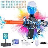 Electric Gel Ball Blaster with 60000+ Water Beads, Eco-Friendly Splatter Ball Blaster, for Outdoor G