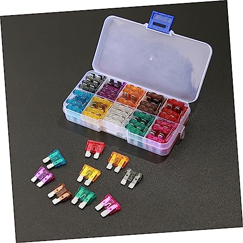 PartyKindom colección completa de fusibles para autos 100 piezas del 2a al 35a para vehículos medianos miniatura 2
